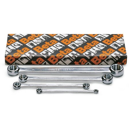 Beta 95 FTX/S4 Set of 4 Double Ended Straight Wrenches for Torx Head Screws 000950325